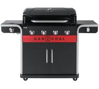 Char-Broil Gas2Coal 2.0 440 - 4 Burner Dual Fuel Gas & Charcoal BBQ Grill 140926