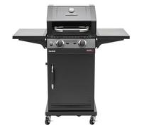 Char-Broil Gas Bbq Advantage Core B 2-Burner Barbecue With Tru-Infrared Technology, Folding Side Shelves, Cast Iron Grates