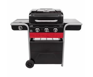 Char-Broil Gas2Coal 330 - 3 Burner Dual Fuel BBQ Grill with Side Burner