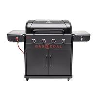 Char-Broil Gas2Coal Special Edition 4 Hybrid Gas and Charcoal Barbecue Grill with Ceramic Sear Burner for up to 900 °C and Extra Griddle