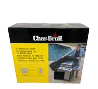Char-Broil 140 766 - Universal 3-4 Burner Gas Barbecue Grill Cover, Black.