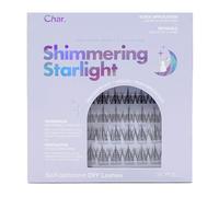 Char Cosmetics Eye Lashes - Sweatproof, Natural Look False Eyelashes - Reusable Fake Eyelashes for Comfortable Fit - Shimmering Starlight - 36 pc