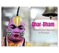 Char Dham - Hindu pilgrimage in the Himalayas UK-Version (Wall Calendar 2026 DIN A3 Landscape), CALVENDO 12 Month Wall Calendar
