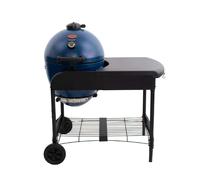 Char-Griller E56520 Akorn Kamado Grill and Cart, Blue