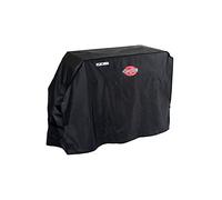 Char-Griller Flat Iron Griddle Grill Cover, Black Water Resistant BBQ Cover for Flat Iron Premium Gas Griddle, Durable PVC and Polyester Outdoor Protection