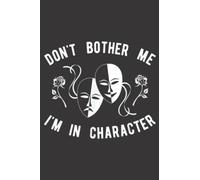 Character Actor Funny Theater Thespian Acting Graphic Gift: Daily Planner Notepad To Do Schedule, Medium 6x9 Inches, 120 Pages, Printed Cover