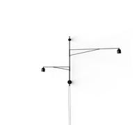 Character Awkward Light Short and Long Wall Lamp Black