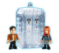 Character Building Doctor Who Micro Figures Tardis Dematerialising Mini Set