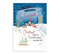Character Christmas Card Friend - 9 x 6 inches - Piccadilly Greetings