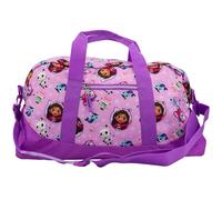 Character Duffle Bag, 16” Travel Sleepover Bag for Girls, Weekender Bag, Dance Bag, Purple, Duffle