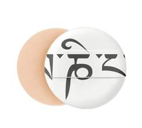 Character Figure Words Air Cushion Makeup Foundation Sponge Powder Puff