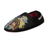 CHARACTER Girls Casual Slip On Slippers Monster High - Black - UK 13 Child