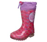 CHARACTER Girls Peppa Pig Wellington Boots - Pink - UK 10 Child