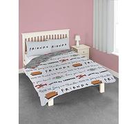 Character Linens Official Friends TV Series Single or Double Duvet Cover Set (Double)