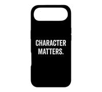 Character Matters Motivational Quote For Everyone Case for iPhone Air