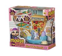 Character Options 07392 Millie & Friends Mouse in Slice 'O Pie Pizzeria, Collectable Toys, Playset, Imaginative Play, Gift for 3-7 Year Old,Blue