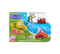 Peppa Pig Whizz Around Clickety Clack Train Set, Motorised Vehicles, Track Toys, Pre-school Toys