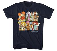 Character Panels Fraggle Rock T-Shirt Black XL