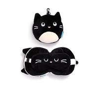 Character Plush Travel Pillow & Sleep Eye Mask