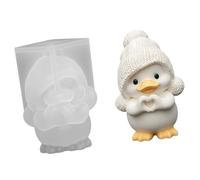 Character Silicone Casting Mold for Plaster Resin Projects, Flexible Form for Shelf Decor Pieces, Single Pack Mold Bird Bird Plaster Resin Silicone Casting Form Decor Display Easy