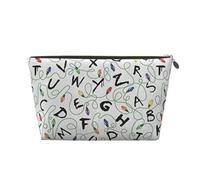 Character Stripes Vagilo Leather Toiletry Bag - Stylish & Durable Toiletry Kit for Travelers, Cosmetic Organizer, Makeup Bag, Carry-On, Portable Organizer, Zippered Pouch