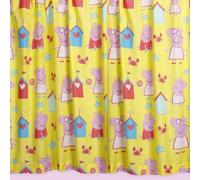 Character World 72-inch Peppa Pig Seaside Curtains, Multi-Color