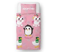 Adopt Me Game Pink Kids Bedding Set - Single