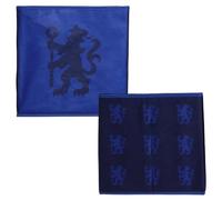 Character World Chelsea FC Officially Licensed Storage Boxes | 2 pack Foldable Storage Cubes | Geometric Football Design | Perfect For Organising Children's Room, Kids Playroom | 30 x 30cm | Blue