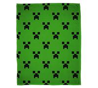 Character World Creeper Emerald Minecraft Fleece Blanket