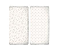 Character World Gruffalo My First Fitted Bed Sheets For Toddler Junior Cot Bed Cream 2 Pack