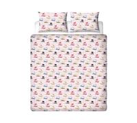 CHARACTER WORLD Hello Kitty Official Double Duvet Cover Set, Rare Design | Reversible 2 Sided Bedding Cover Official Merchandise Including Matching Pillow Cases