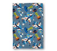 Character World Official LEGO® City Fleece Blanket | Super Soft Warm Blue Throw, Cityspace Design | Perfect For The Bedroom, Camping & Sleepovers 100 x 150cm