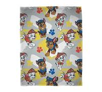 Character World Officially Licensed Paw Patrol Fleece Blanket | Super Soft Warm Splodge Design Throw with Marshall and Skye, | Perfect For The Home, Bedroom, Camping & Sleepovers