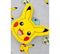 Character World Officially Licensed Pokemon Shaped Cushion Pillow | Pikachu Plush Shaped Pillow | Perfect For Bedroom Or Living Room Décor 35cm x 35cm