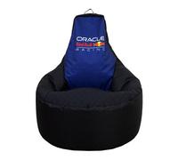 Character World Oracle Red Bull Racing Bean Chair Filled Indoors Outdoors Formula 1 Blue Beanbag