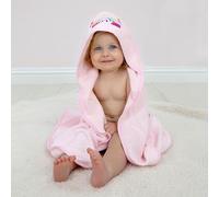 Character World Official Peppa Pig Hooded Baby Towel Pink Hooded Bath Towels for Babies, Toddlers and Kids Towel with Hood for Girls 75 x 75cm