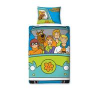 Character World Scooby Doo Mystery 135cm x 200cm Single Panel Duvet Set,Multi