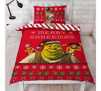 Character World Shrek Merry Single Duvet Cover and Pillowcase Set