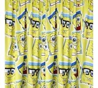 Character World 72-inch SpongeBob Squarepants Framed Curtains, Multi-Color