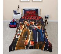 Character World Stranger Things Single Duvet Reversible Kids Bedding Hellfire Club Quilt Cover