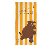 The Gruffalo Officially Licenced Kids Towel | Super Soft Feel, Woodland Design | Perfect The Home, Bath, Beach & Swimming Pool | One Size 70cm x 140cm | Yellow