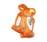 Zog Officially Licenced Shaped Cushion, Super Soft Reversible 2 Sided, Stars Design | Dragon Shaped Pillow, Perfect For Bedroom Or Living Room Décor | 40 x 40cm | Orange