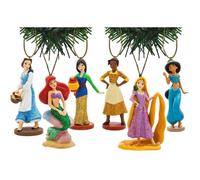 Characteristix Disney Princess Glitter Ornament Set