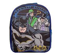 CharacterOutlet Batman Joker & Penguin Children's Character Premium Backpack School Bag w Side Pocket Boys Girls