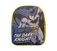 CharacterOutlet Batman The Dark Knight Children's Character Premium Backpack School Bag w Side Pocket Boys Girls