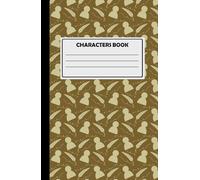 Characters Building Notebook For Creative Writing: Space For 11 Characters, 180 Cream Pages, Silhouette Design, Brown.