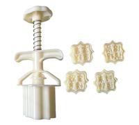 Characters Pattern Dessert Mold Pastries Tool Hand Press Cookie Dessert Cutter Baking Tool for MidAutumn Festival Moon Cake Maker