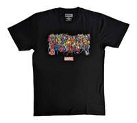 Characters T-Shirt Marvel Comics Black XL