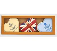 Charbonnel et Walker Milk & Dark Chocolate Heart Tins, 3 Pack Gift Set