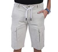 CHARBONNIER ELEVATE YOUR STYLE Cargo Shorts for Men's Performance Series Extreme Comfort, Mens Summer Cargo Shorts (UK, Waist, 34, Regular, Regular, LT Beige)